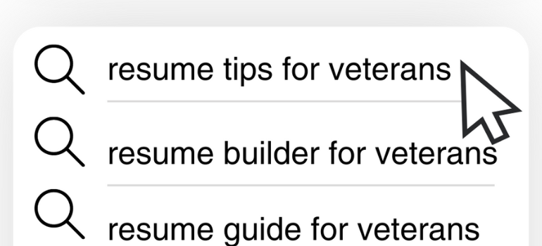 Resumes for Veterans Entering Civilian Life landscape